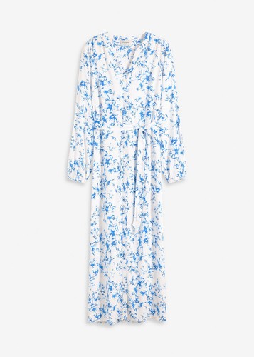 Blusenkleid maxilänge mit - maxilänge,