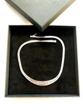 Silber Collier mit Rubin