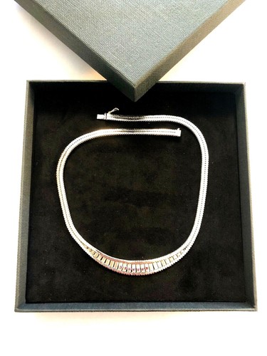 Silber collier mit rubin - mit,