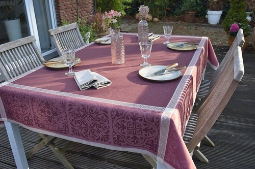Tischdecke jacquard 150x200 - tischdecke,