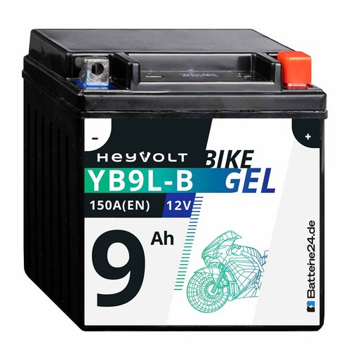 Gel motorradbatterie 9ah - gel,