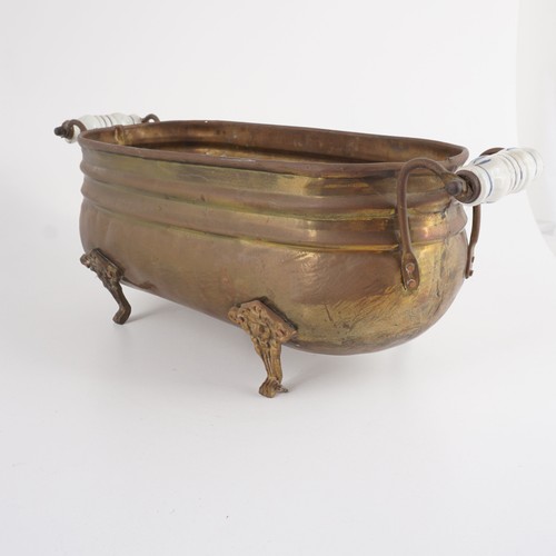 Messing jardiniere blumenwanne - jardiniere,
