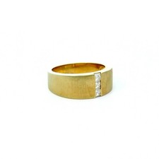 Damenring, Goldring mattiert