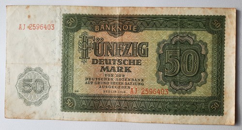 Geldschein deutsche mark - deutsche,