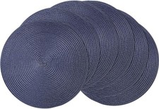 Tischset Rund Blau, 36 cm