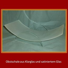 MONTANA,Obstschale,Glasschale,Klarglas / Satiniertes Glas,Glasschüssel,Schale