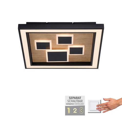 Led deckenleuchte quadratisch - led,