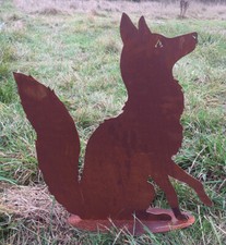 Fuchs sitzend 60x48 cm