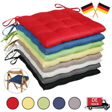 NEU 4/8er Stuhlkissen 40x40cm Stuhlauflage Polsterauflage Sitzauflage Sitzkissen