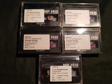 5x SONY Hi8 Cassetten