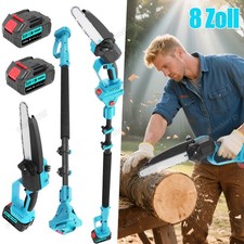 2IN1 Akku Kettensäge Teleskop