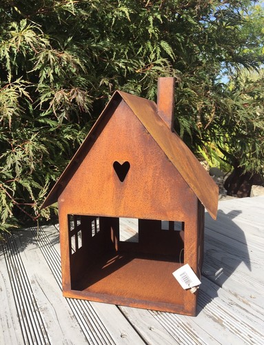 Edelrost vogelhaus - vogelhaus, gr