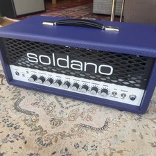 Soldano SLO 30 Git-Topteil Custom, purple mit Fußschalter ***neuwertig*** in OVP