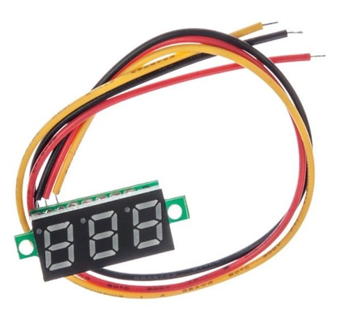 Led mini digital voltmeter - led,