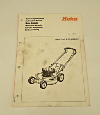 Bedienungsanleitung Hako-Profi 4-55S (8207) Rasenmäher Tecumseh TVS 120