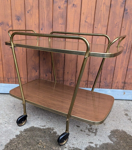 Servierwagen teewagen nussbaum - teewagen,