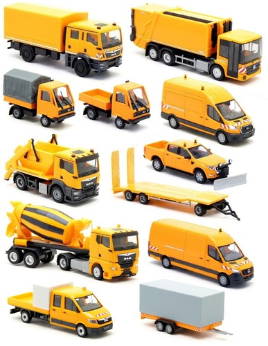 Herpa busch baustelle lkw - -,