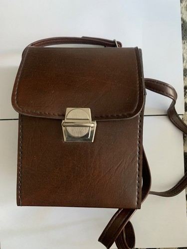 Vintage fototasche aus - aus, leder.
