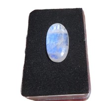 Mondstein blau - Blue Moonstone Cabochon 23,6x12,5 mm 13 ct. Nr. U34360