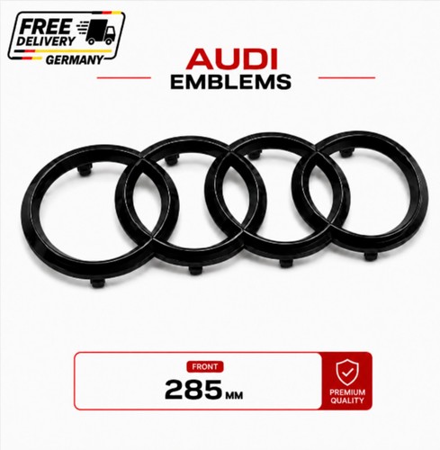 Audi 285mm ringe emblem - audi,
