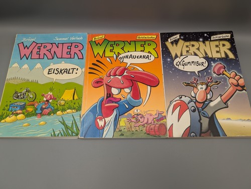 Werner comic buch set - werner,