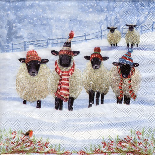 Servietten weihnachten - 3,