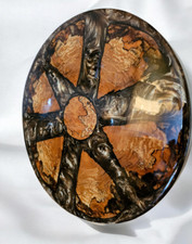 Tischplatte  gestockte Birke +