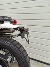 Kennzeichenhalter Fantic Caballero 125_500 EVO Kennzeichenträger kurz Heckumbau