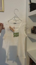 Miu Miu Tank Top Weiß Größe