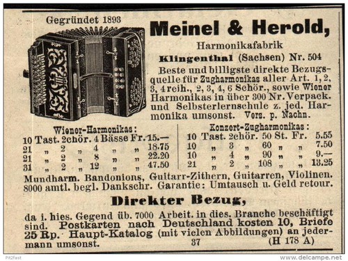 Original werbung 1911 - werbung,