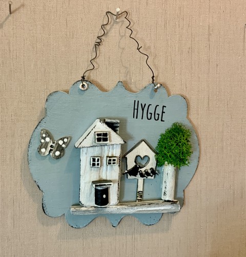 Holz deko hänger mit - holz,