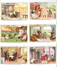 Hartwig & Vogel - Kaufmannsbilder - Serie 103 - Entwicklung des Schreibens