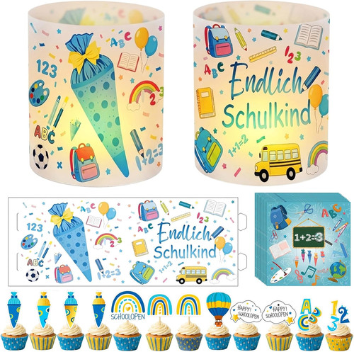Einschulungsdekoration set - set, 48