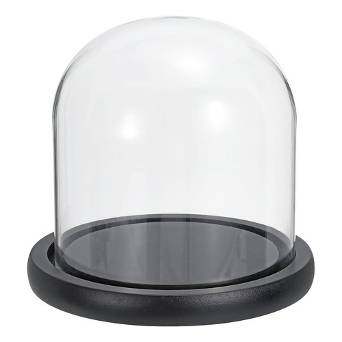 Klar kloche glas - 6.1"x5.9",