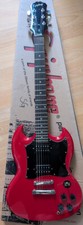 Epiphone SG GT-310 Cherry Red, plus Kabel