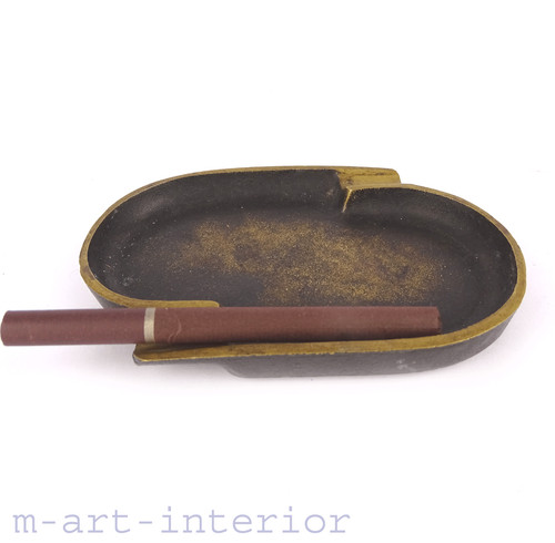 Art déco bronze aschenbecher - art,
