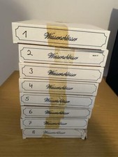8 Sammelteller "Wasserschlösser", Bradex, kompl. Serie in OVP