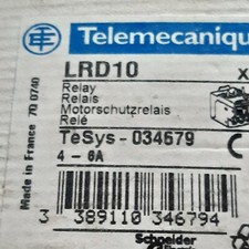 Telemecanique 4-6A Motorschutz Relais LRD10 Schneider Electric 034679 *RECHNUNG*