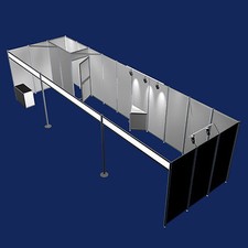 Messestand 10x3 Meter