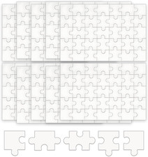 10 Stück Blanko Puzzle zum