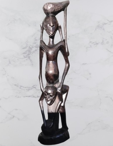 Old makonde sculpture - sculpture,