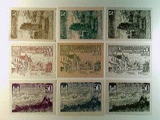 Notgeld Eggenburg, je 3x 10/20