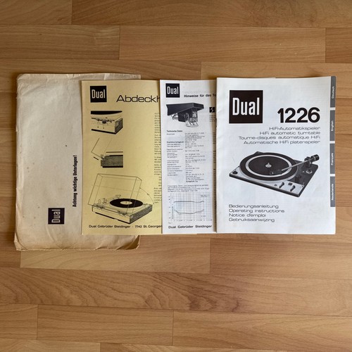 Dual 1226 plattenspieler - dual,