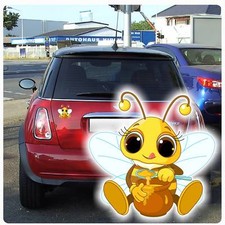 Biene Honigbiene Auto Aufkleber Sticker Tattoo Digitaldruck Bienen Honig DA2012L
