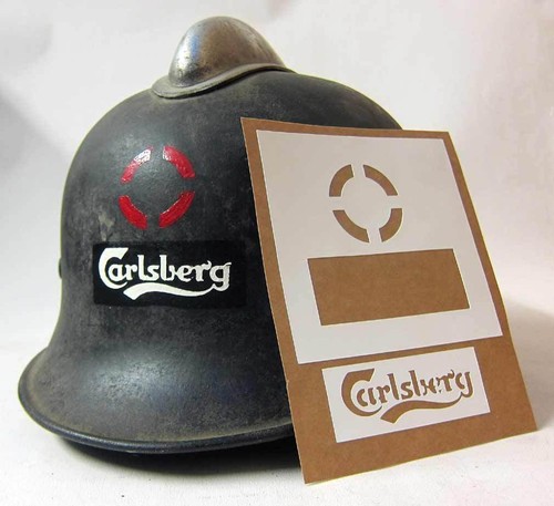 German helmet stencil ww2 - helmet,