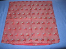 Sofakissen Bezug, Bordeaux/Grau Retro, Vintage, ca. 37 x 37 cm, Polyester -2-