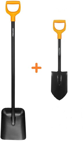 Fiskars set gartenschaufel - set,