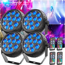 4stk Wiederaufladbar RGB 12