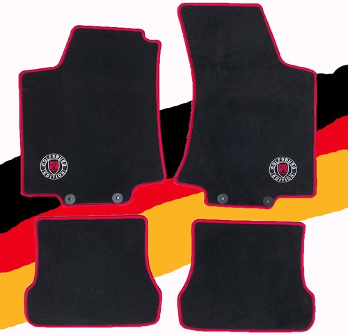 Fußmatten set velours stick - fußmatten,