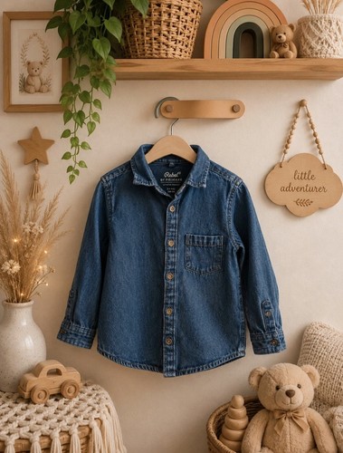 Lamgarm jeanshemd bluse - lamgarm, |